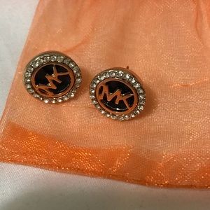 Michael Kors stub jewel earrings